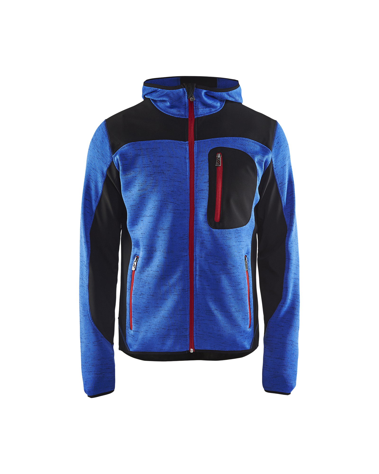 Blåkläder Strikket jakke med softshell - Koboltblå/Sort [8599] / XS