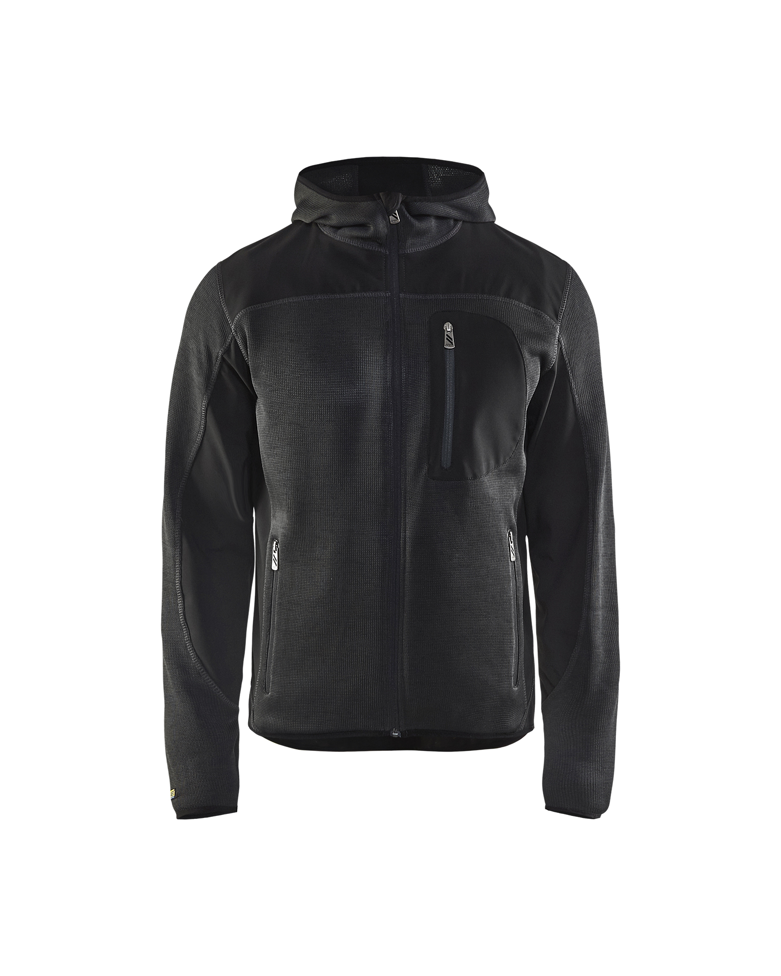 Blåkläder Strikket jakke med softshell - Antracitgrå/Sort [9799] / XXS