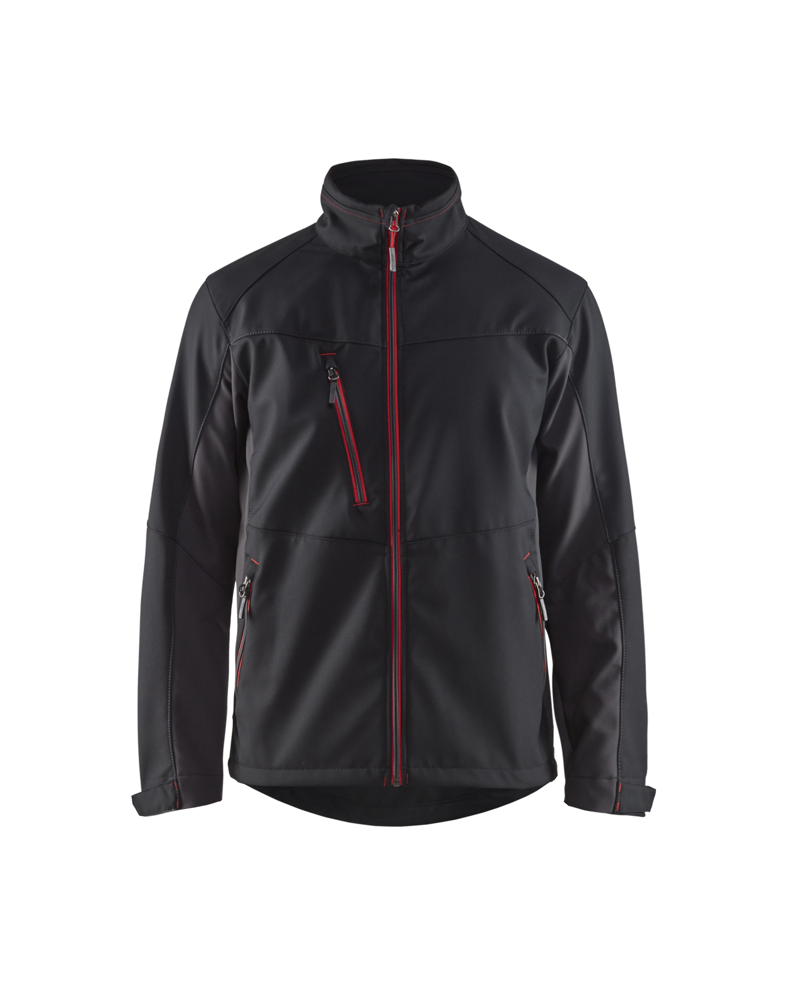 Blåkläder Softshell Jakke - Sort/Rød [9956] / XS