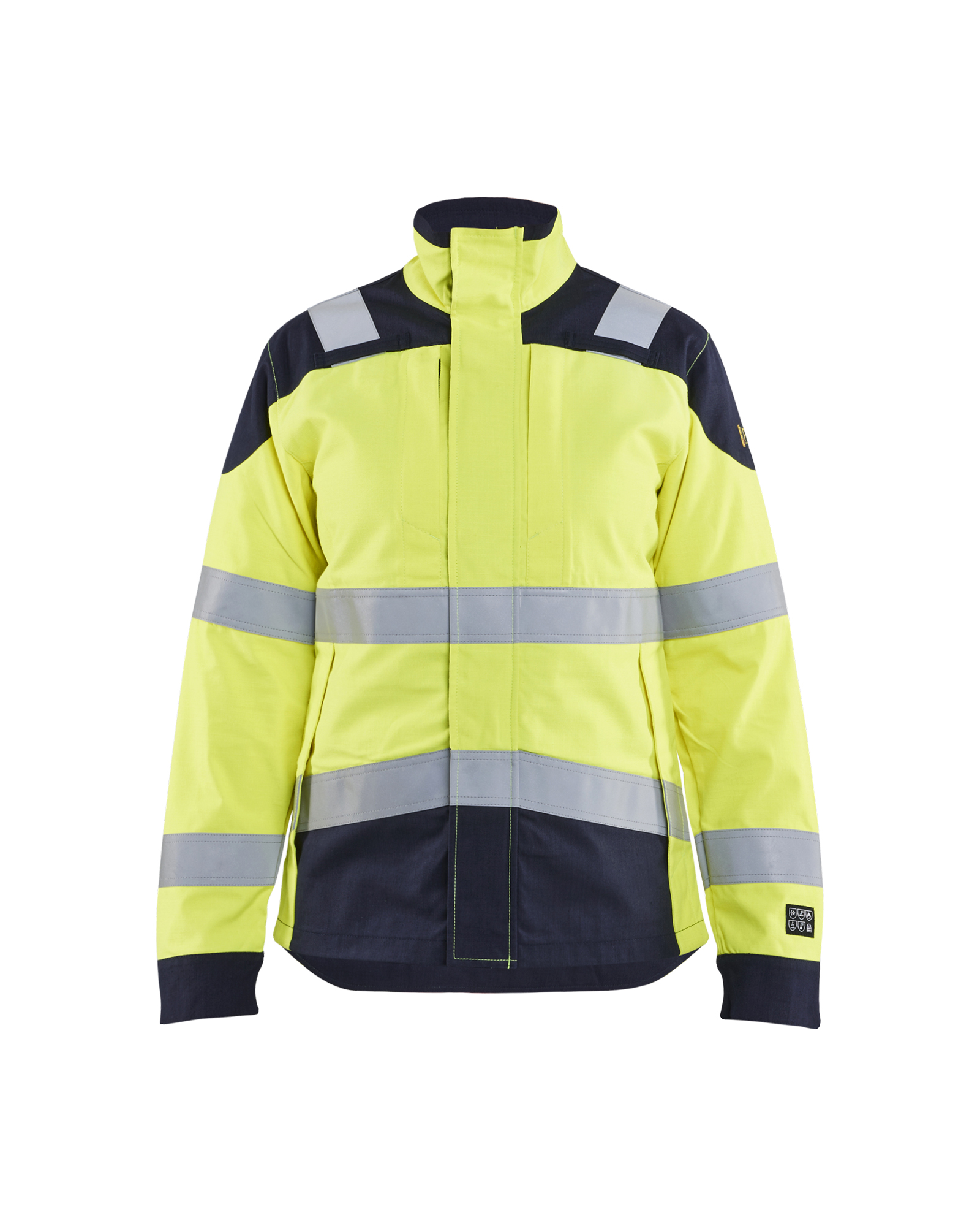 Blåkläder Dame Multinorm Jakke Inherent - High Vis Gul/Marineblå [3389] / XS