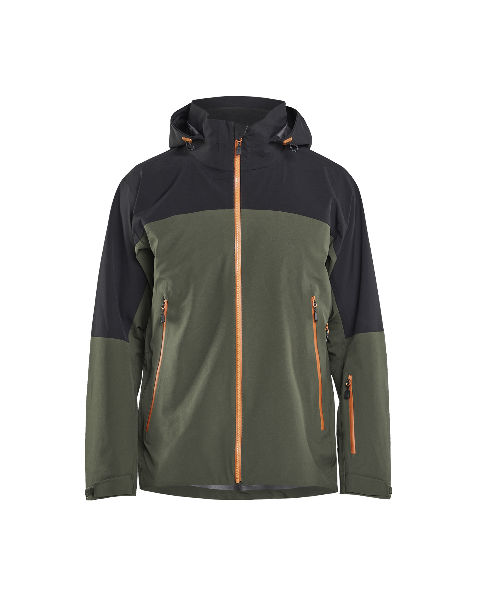 Blåkläder Striker Skaljakke 4-vejs Stretch - Skovgrøn/Rust [4240] / XS