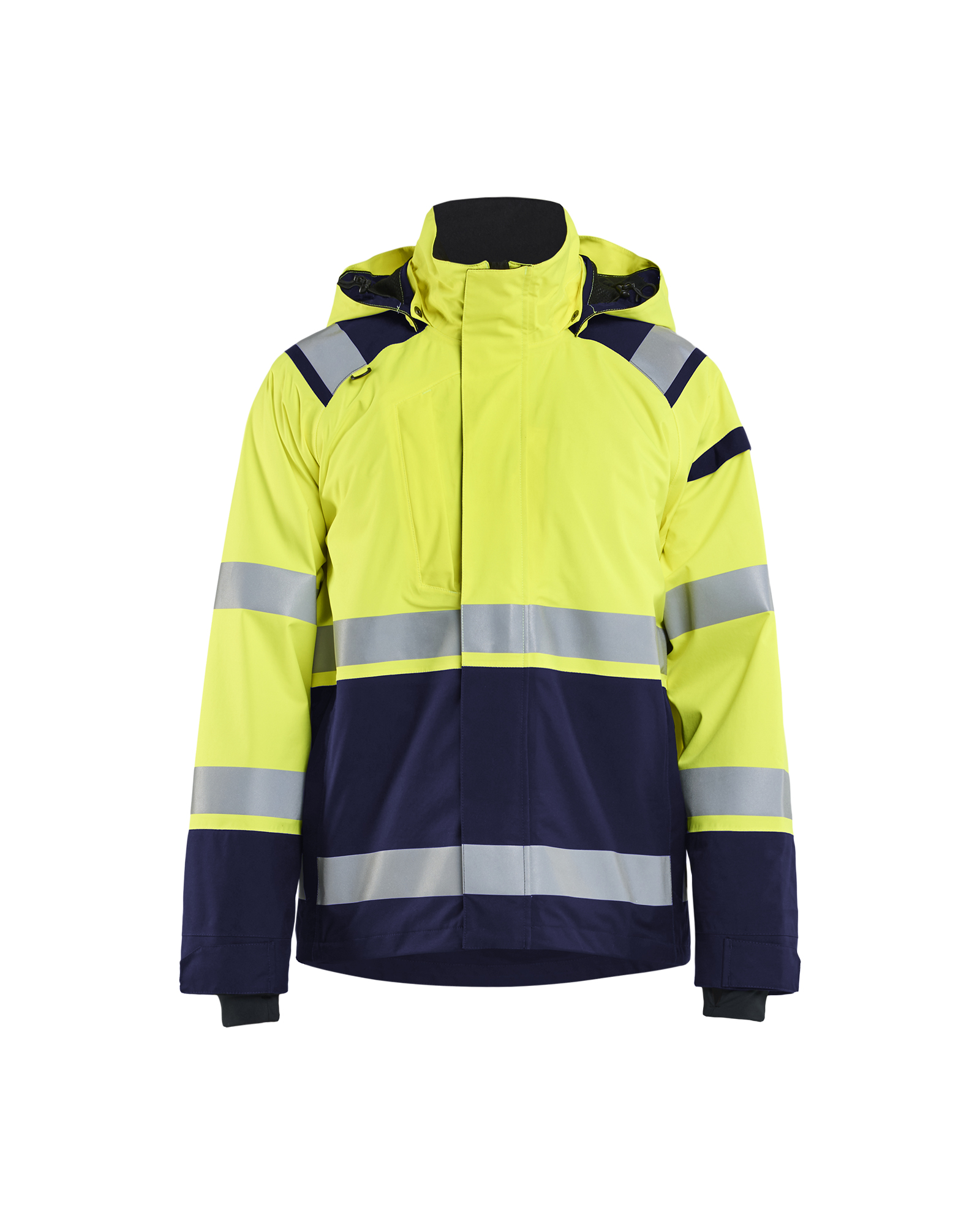 Blåkläder High Vis Skaljakke - High Vis Gul/Marineblå [3389] / XS