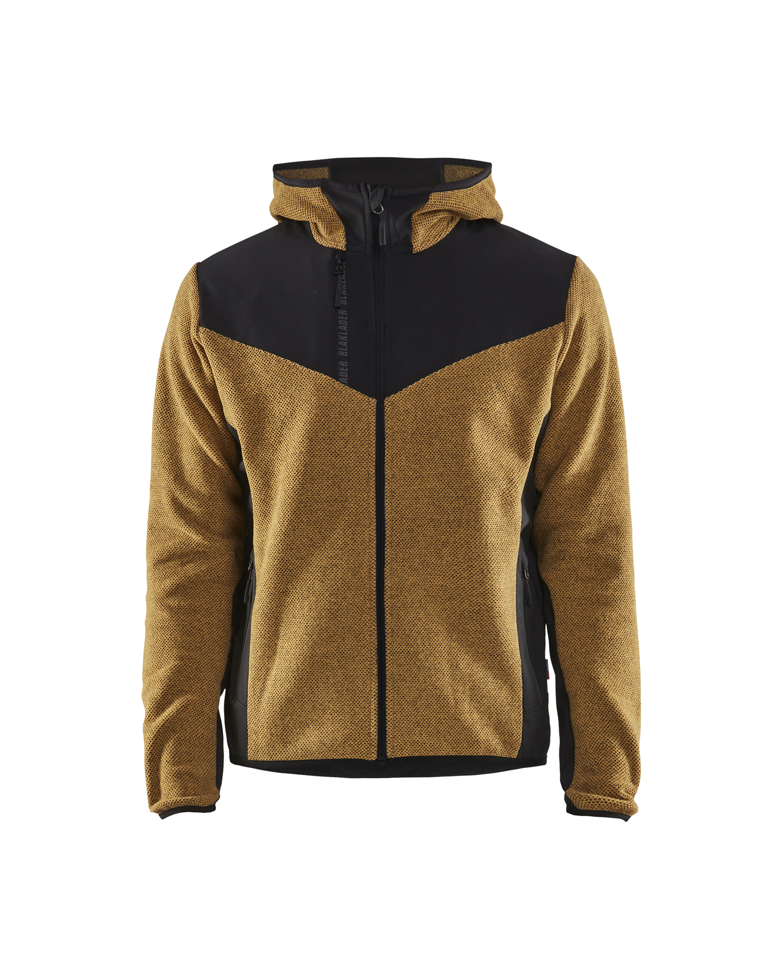 Blåkläder Strikket Jakke med Softshell - Honninggul/Sort [3799] / XS