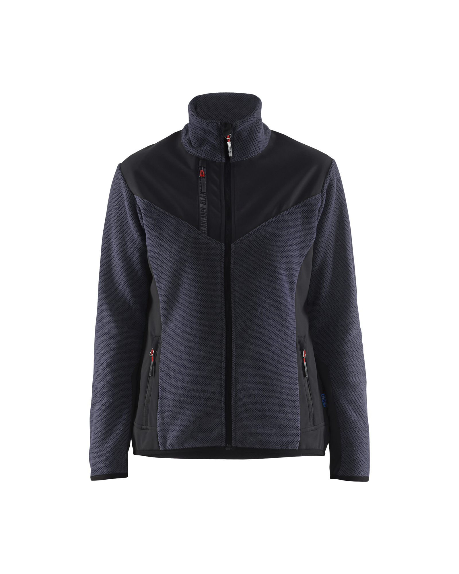 Blåkläder Dame Strikket jakke med Softshell - Mørk Marineblå/Sort [8699] / XS