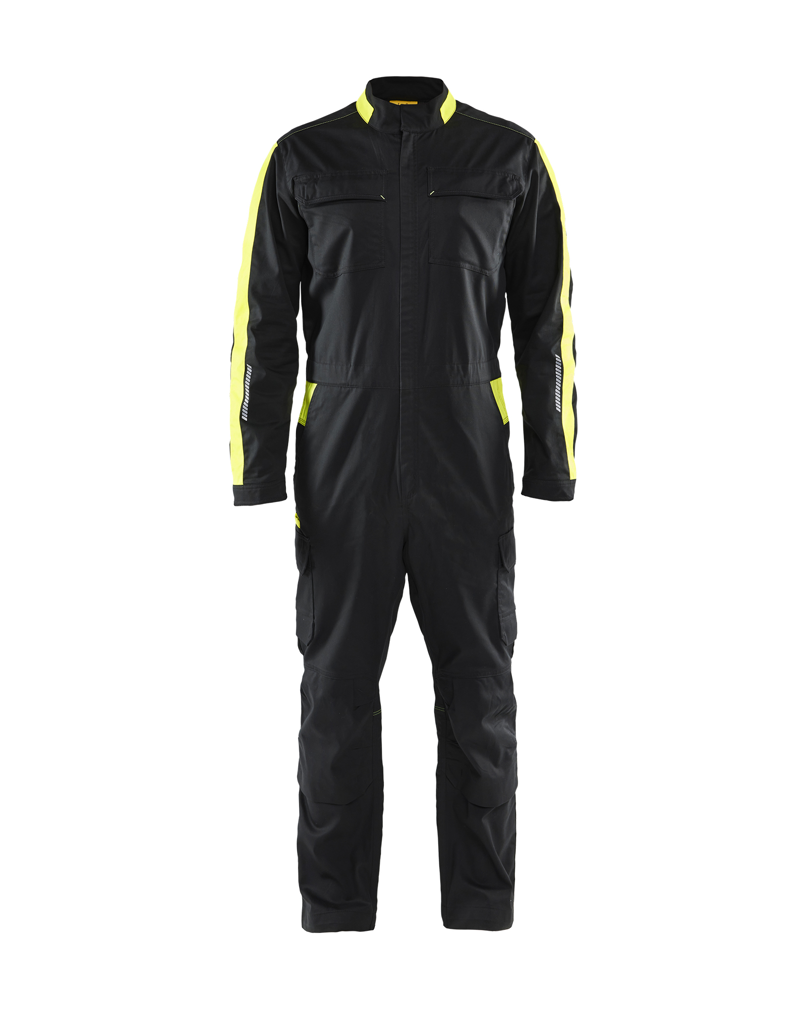 Blåkläder Industri Kedeldragt stretch - Sort/High Vis Gul [9933] / C44