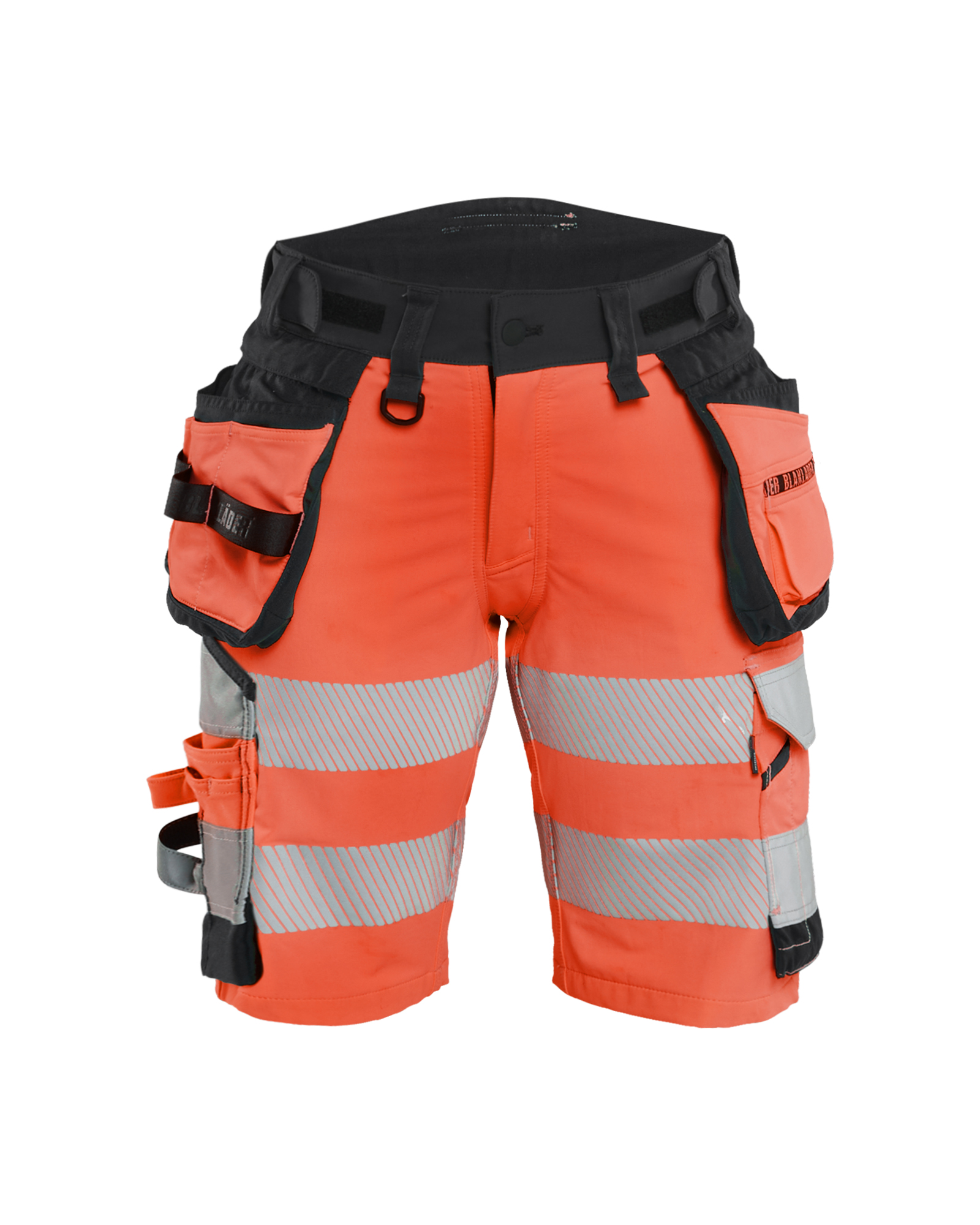 Blåkläder Dame High Vis Shorts 4-vejs Stretch - High Vis Rød/Sort [5599] / C34