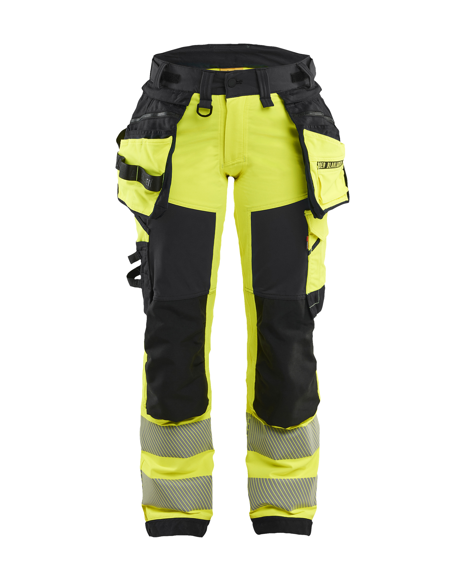 Blåkläder Dame High Vis Buks 4-vejs Stretch - High Vis Gul/Sort [3399] / C34