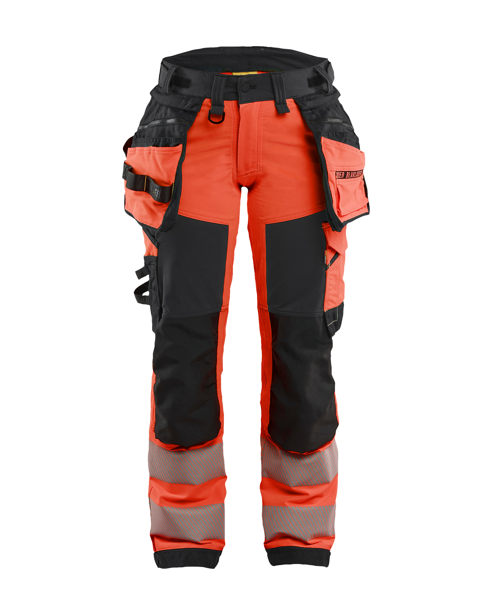 Blåkläder Dame High Vis Buks 4-vejs Stretch - High Vis Rød/Sort [5599] / C34