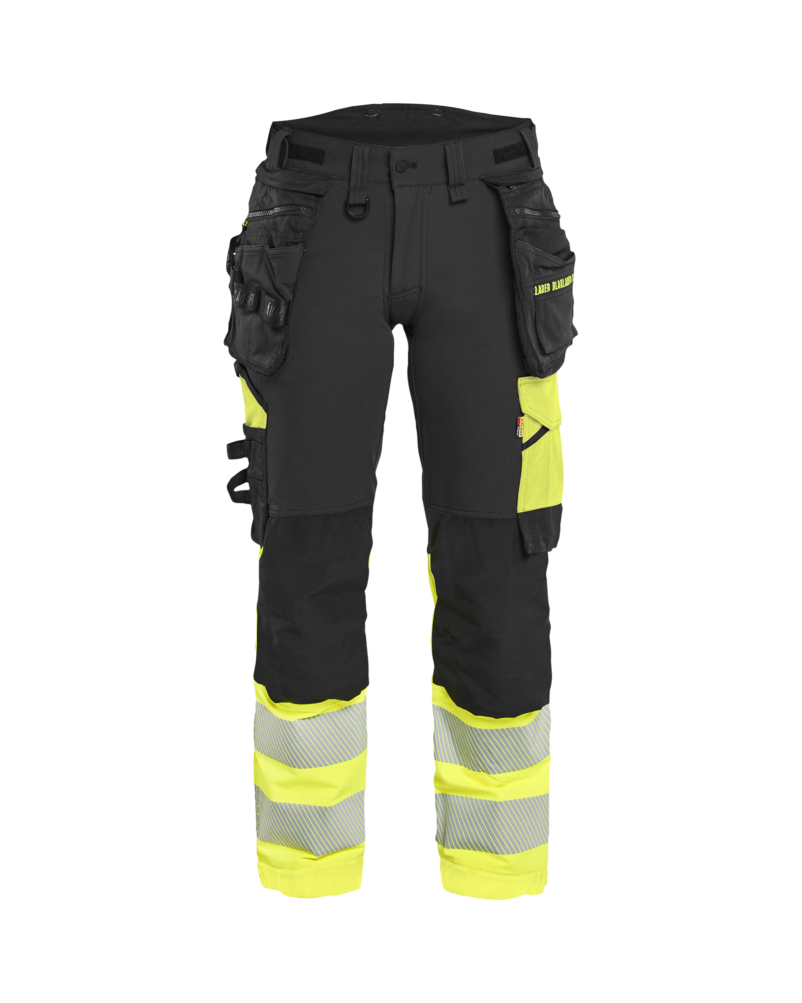 Blåkläder Dame High Vis Buks 4-vejs Stretch - Sort/High Vis Gul [9933] / C34