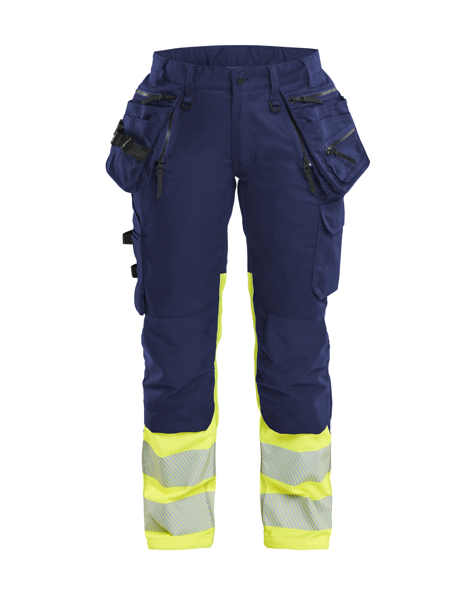 Blåkläder Dame High Vis Buks Stretch - Marineblå/High Vis Gul [8933] / C34
