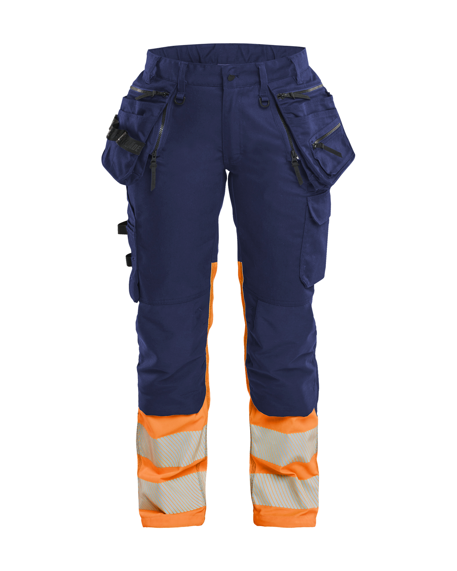 Blåkläder Dame High Vis Buks Stretch - Marineblå/High Vis Orange [8953] / C34