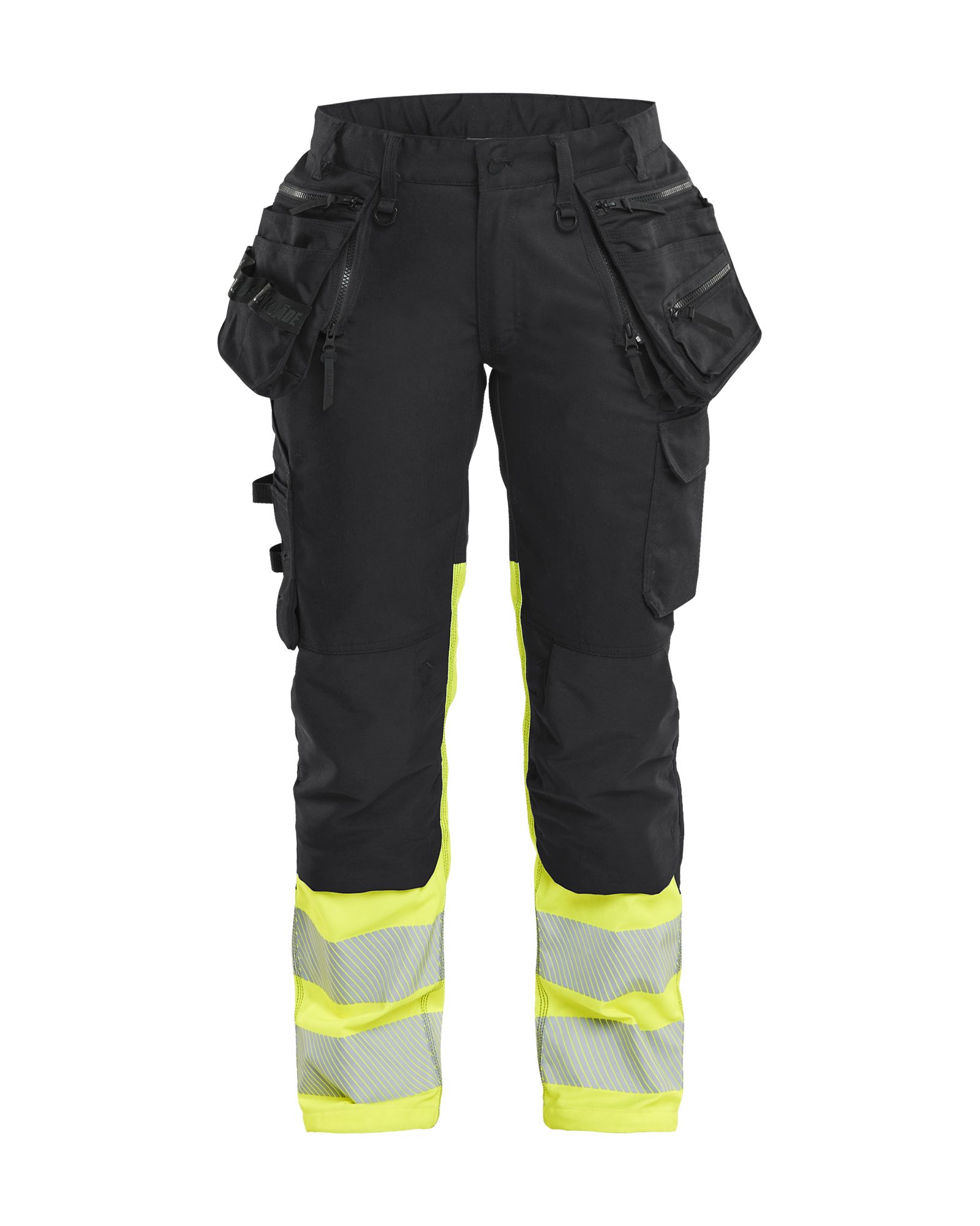 Blåkläder Dame High Vis Buks Stretch - Sort/High Vis Gul [9933] / C34