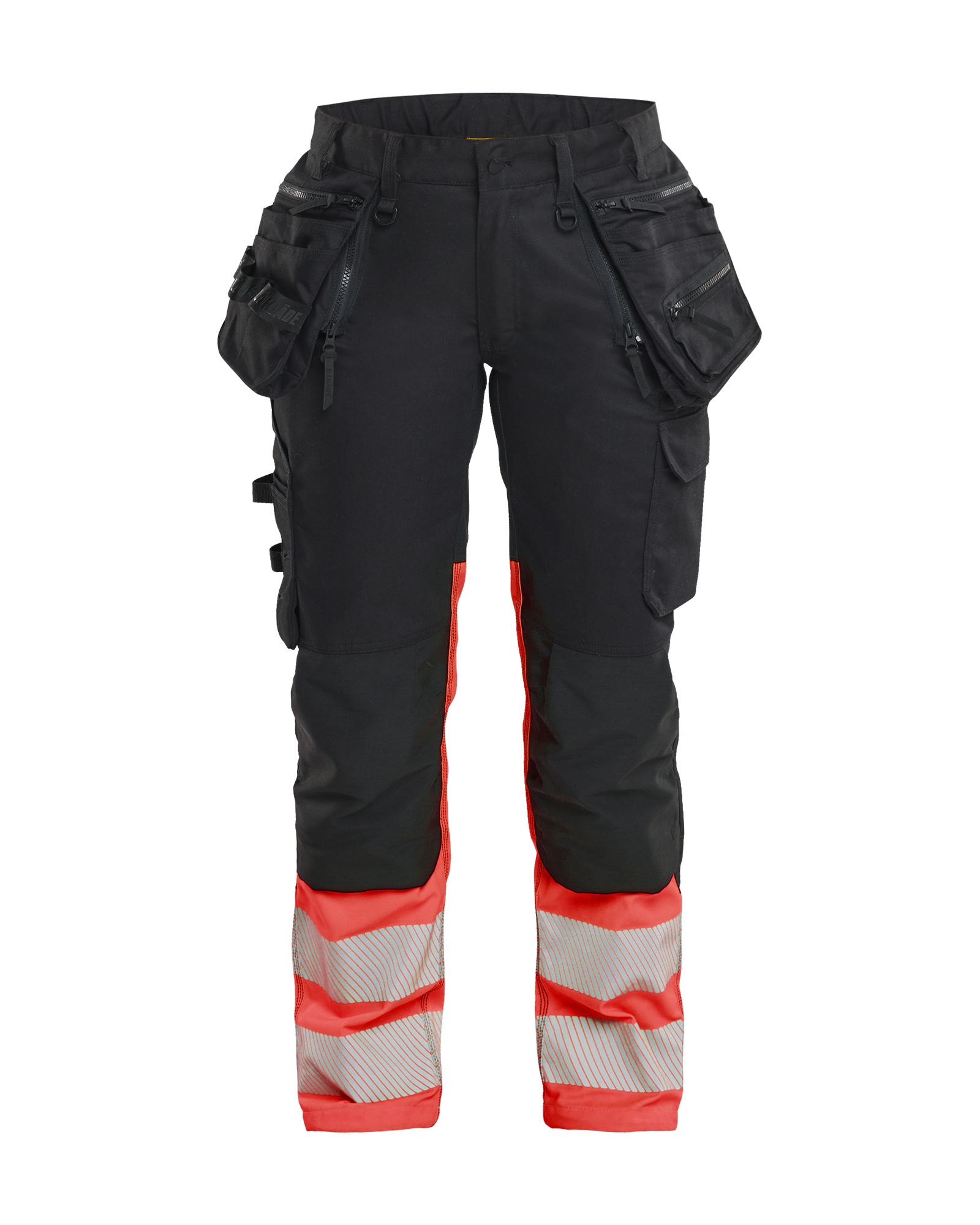Blåkläder Dame High Vis Buks Stretch - Sort/High Vis Rød [9955] / C34