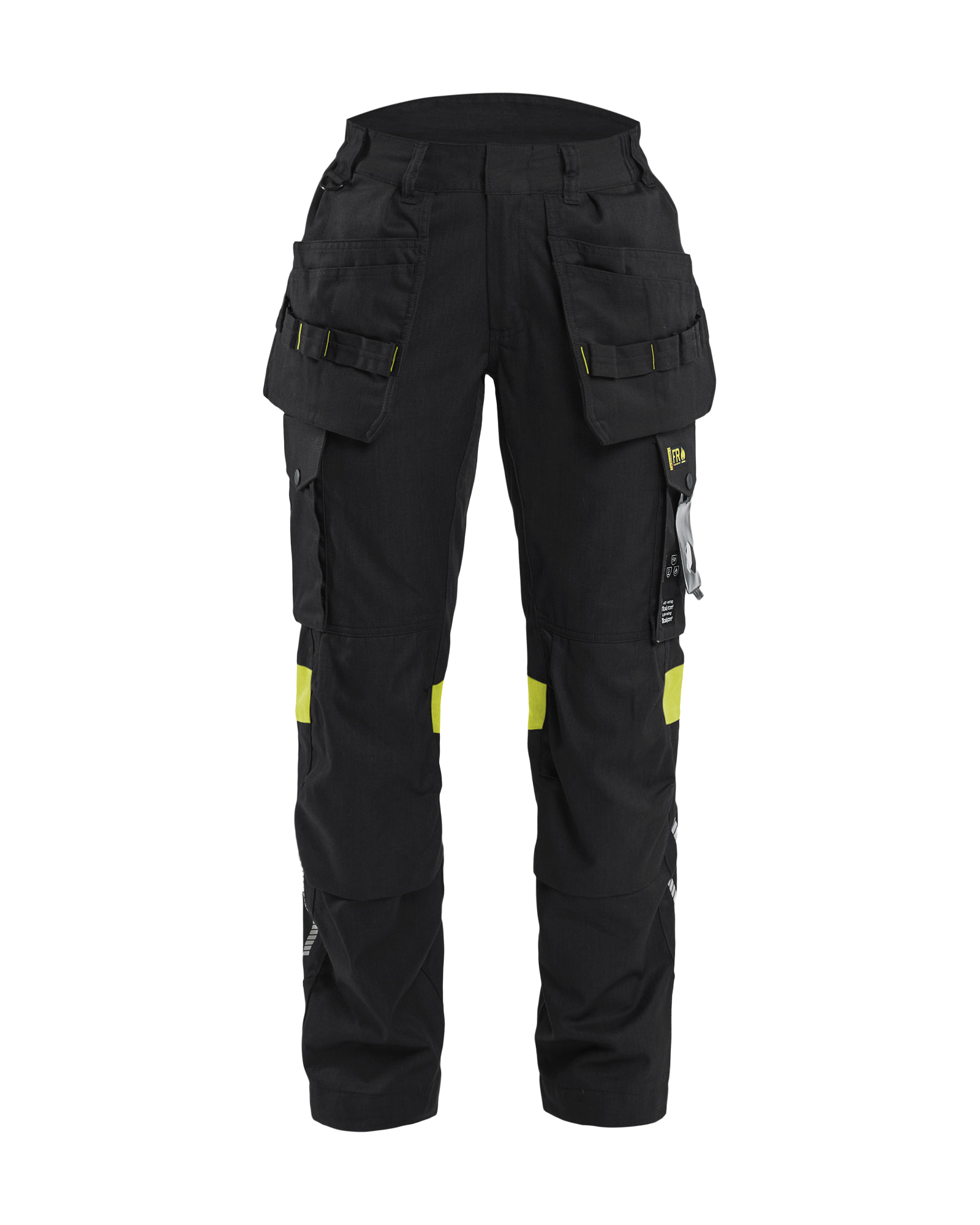 Blåkläder Dame Håndværker Buks Inherent - Sort/High Vis Gul [9933] / C34