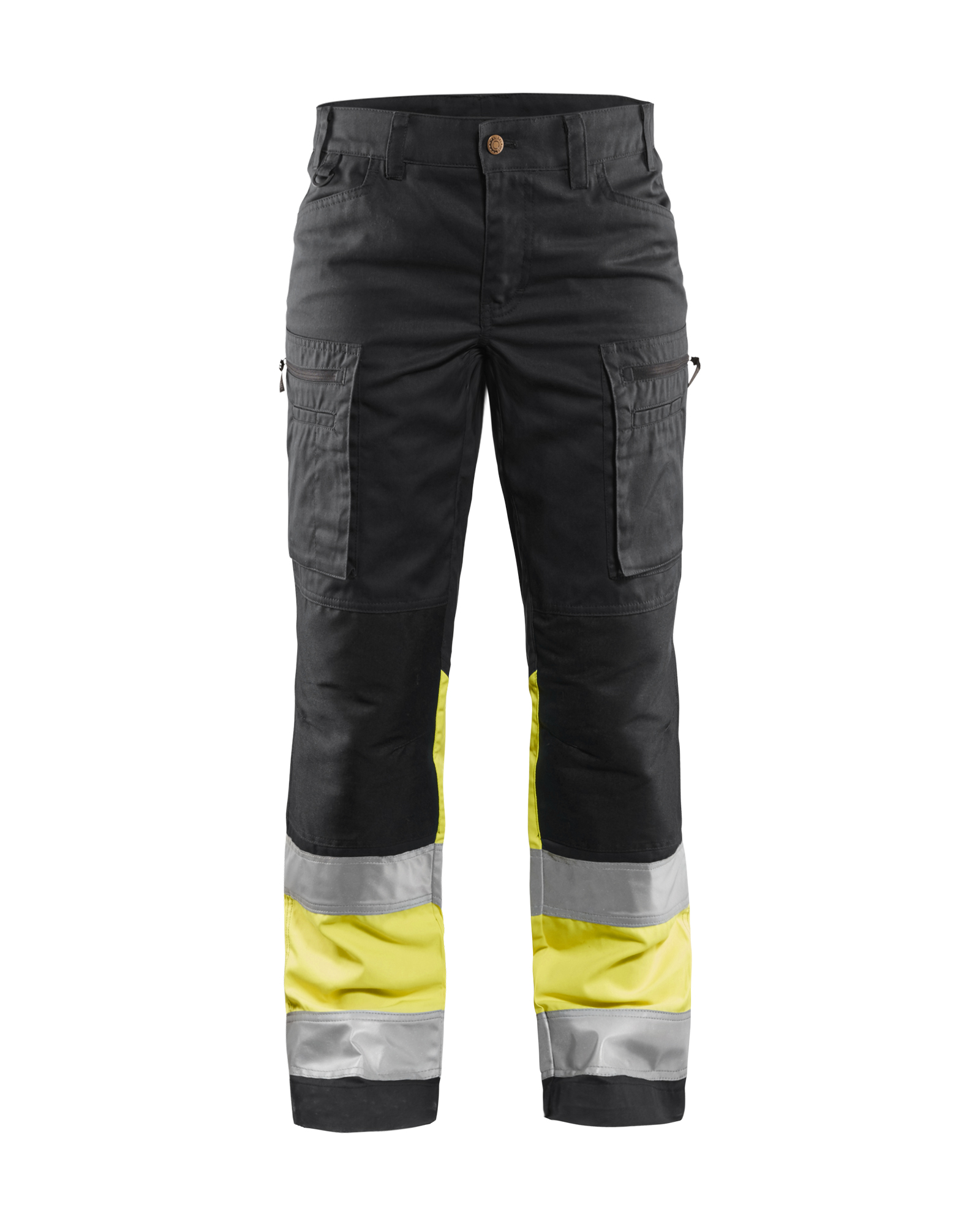 Blåkläder Dame High Vis Buks med stretch - Marineblå/High Vis Gul [8933] / C32