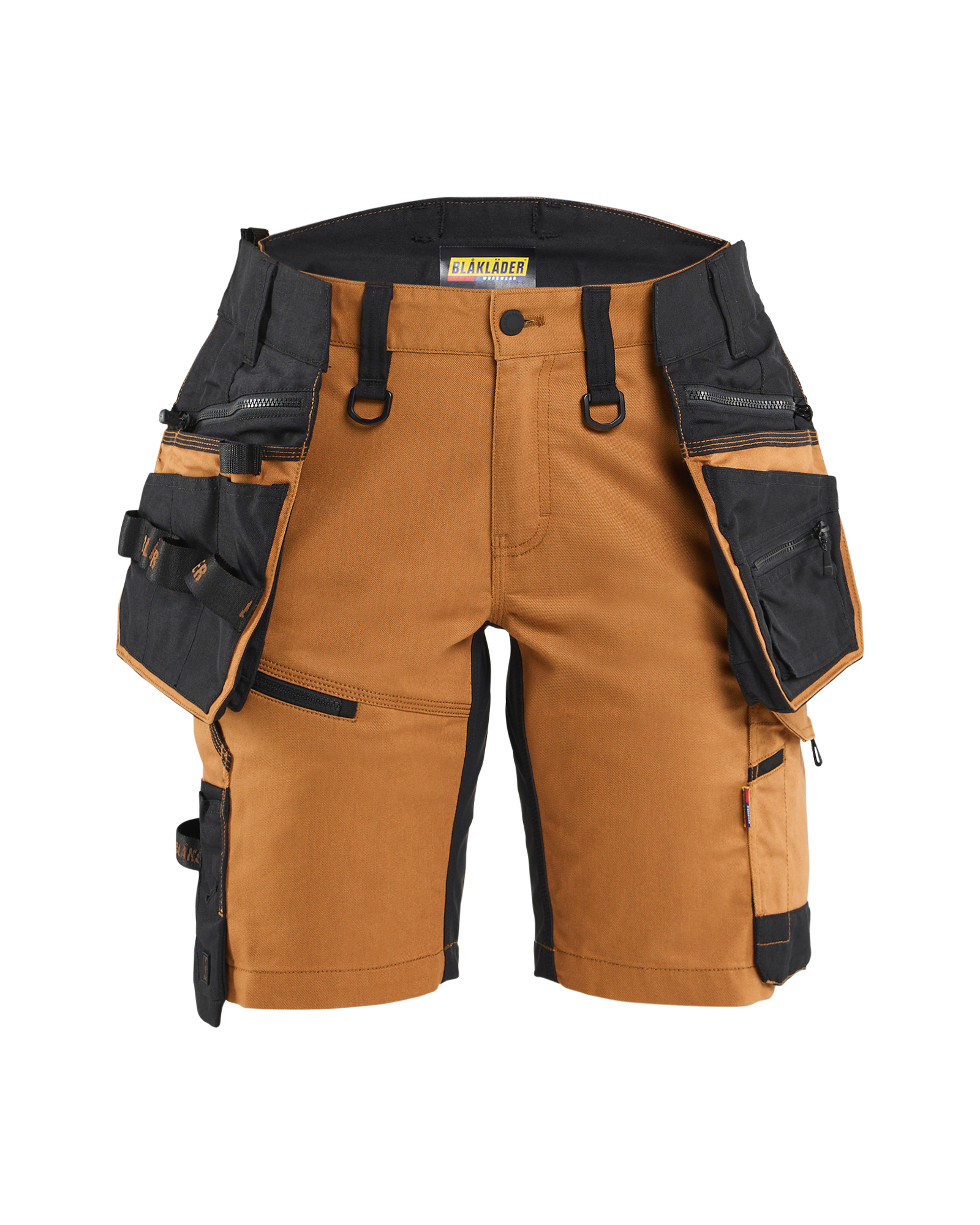 Blåkläder Striker Dame Håndværker Shorts Stretch - Rust/Sort [4099] / C32