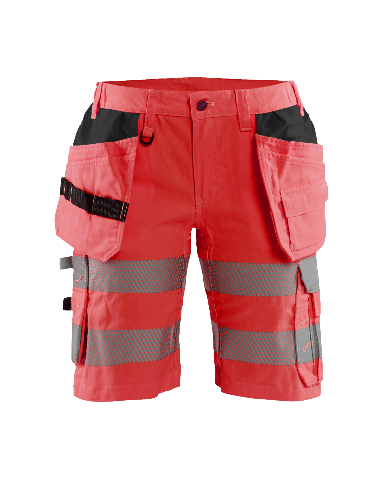 Blåkläder Dame High Vis Shorts med stretch - High Vis Rød [5500] / C34