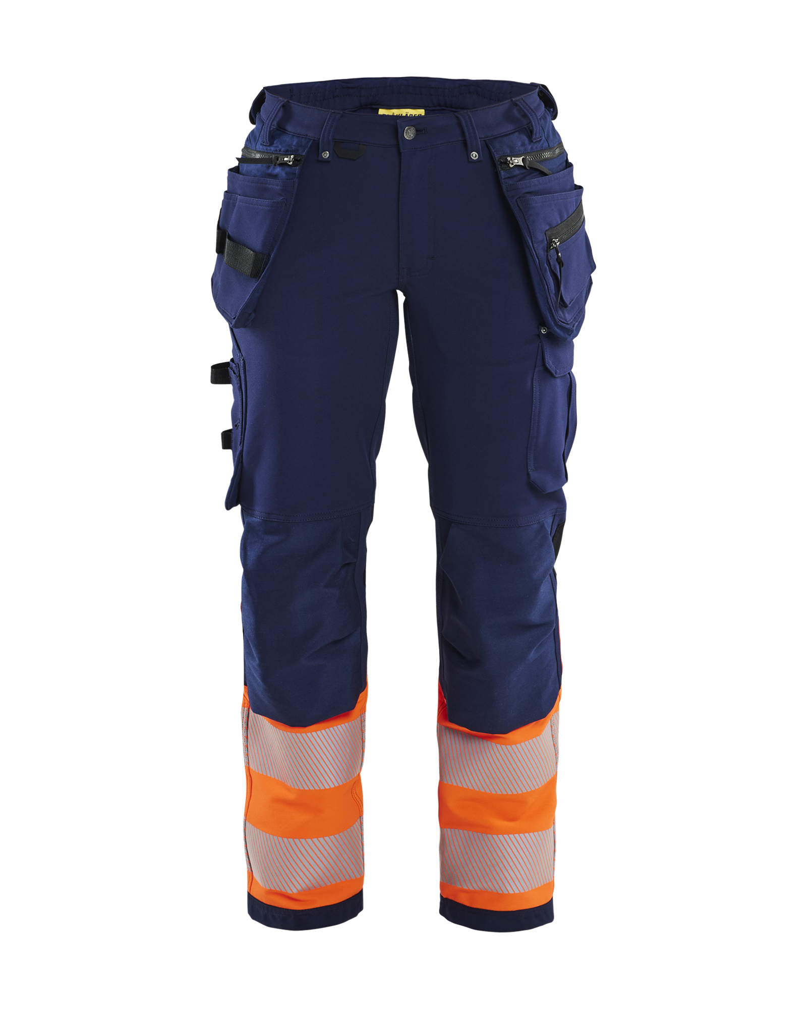 Blåkläder Dame High Vis Buks 4-vejs stretch - Marineblå/High Vis Orange [8953] / C34