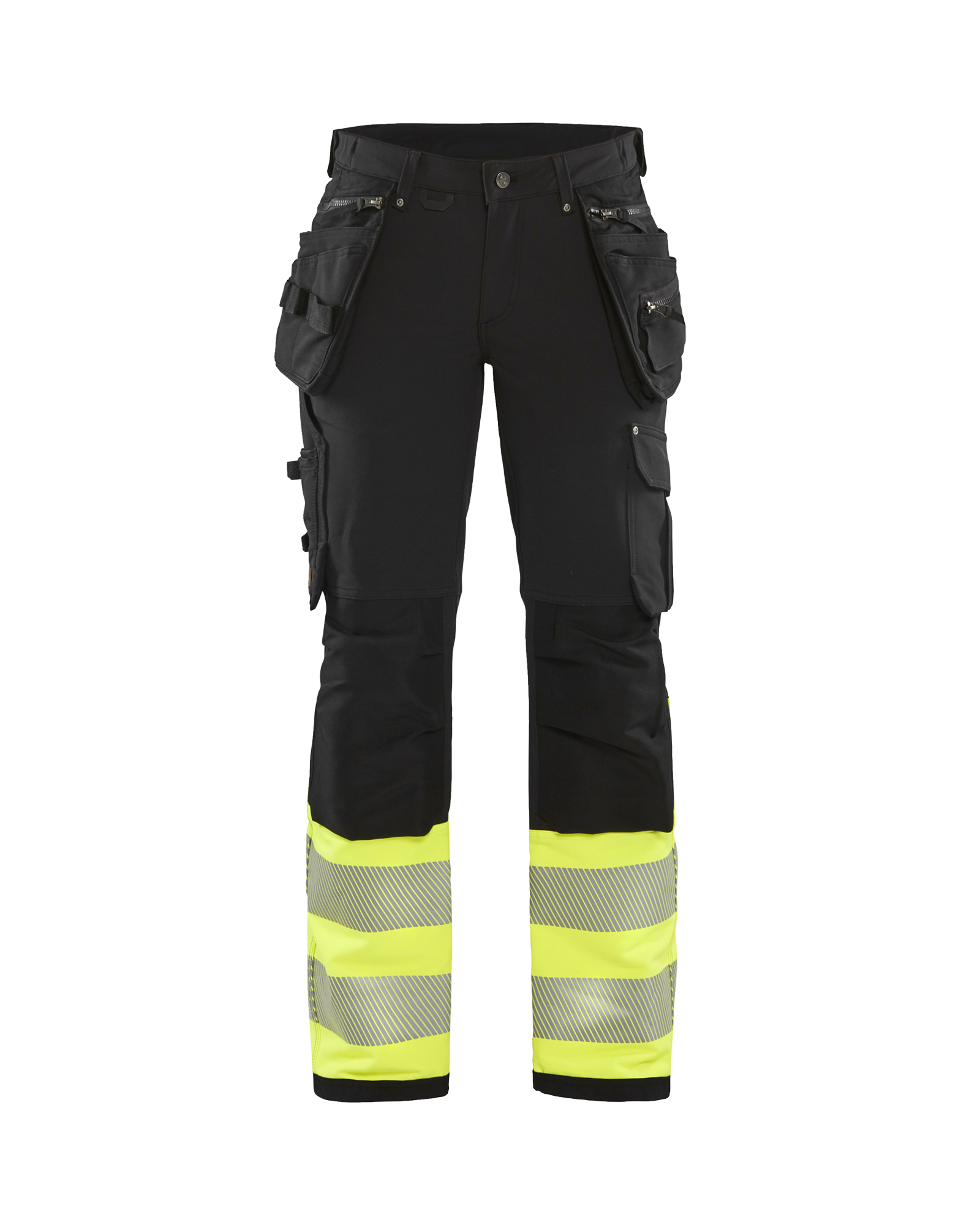 Blåkläder Dame High Vis Buks 4-vejs stretch - Sort/High Vis Gul [9933] / C34
