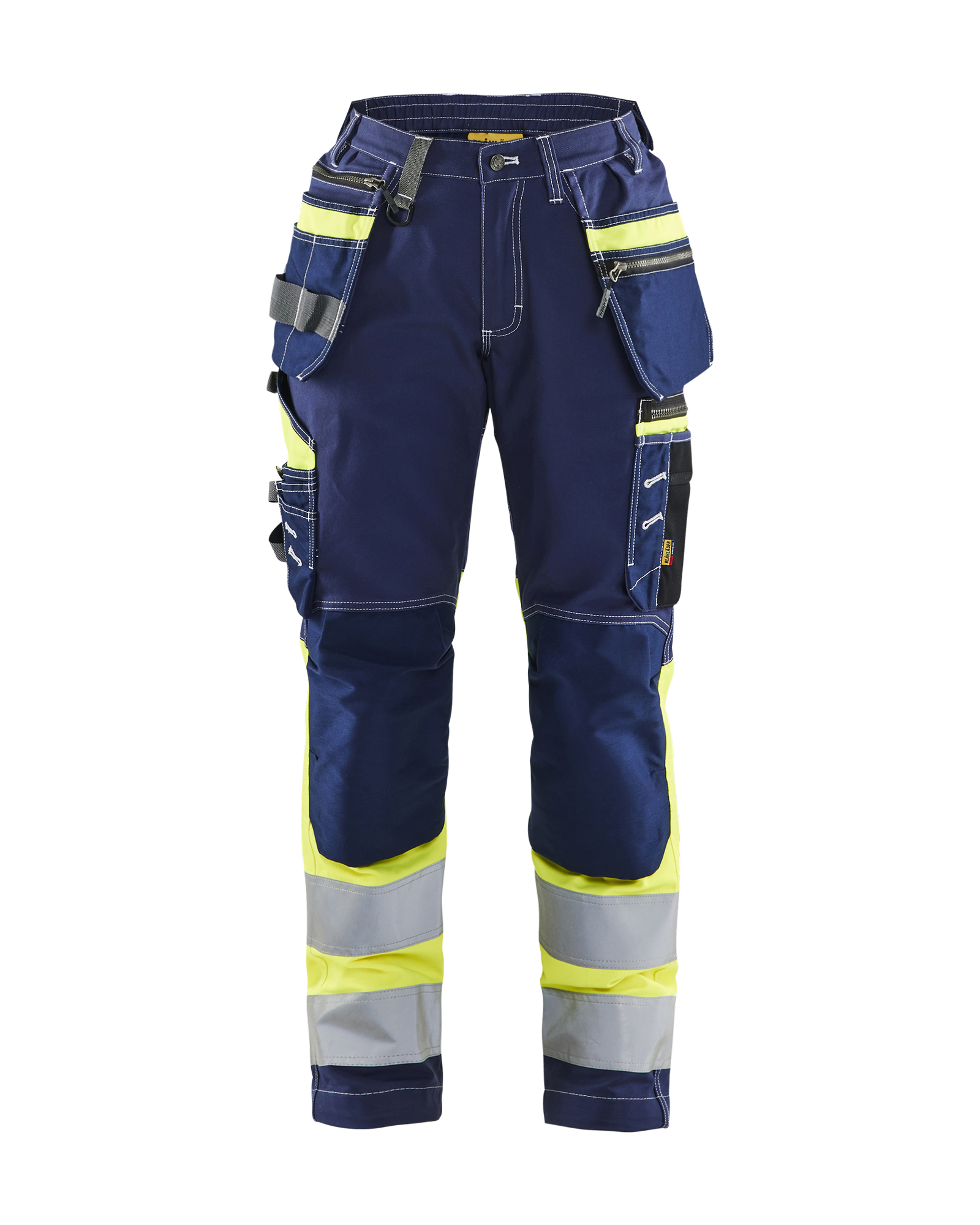 Blåkläder Dame High Vis Buks med Stretch - Marineblå/High Vis Gul [8833] / C32