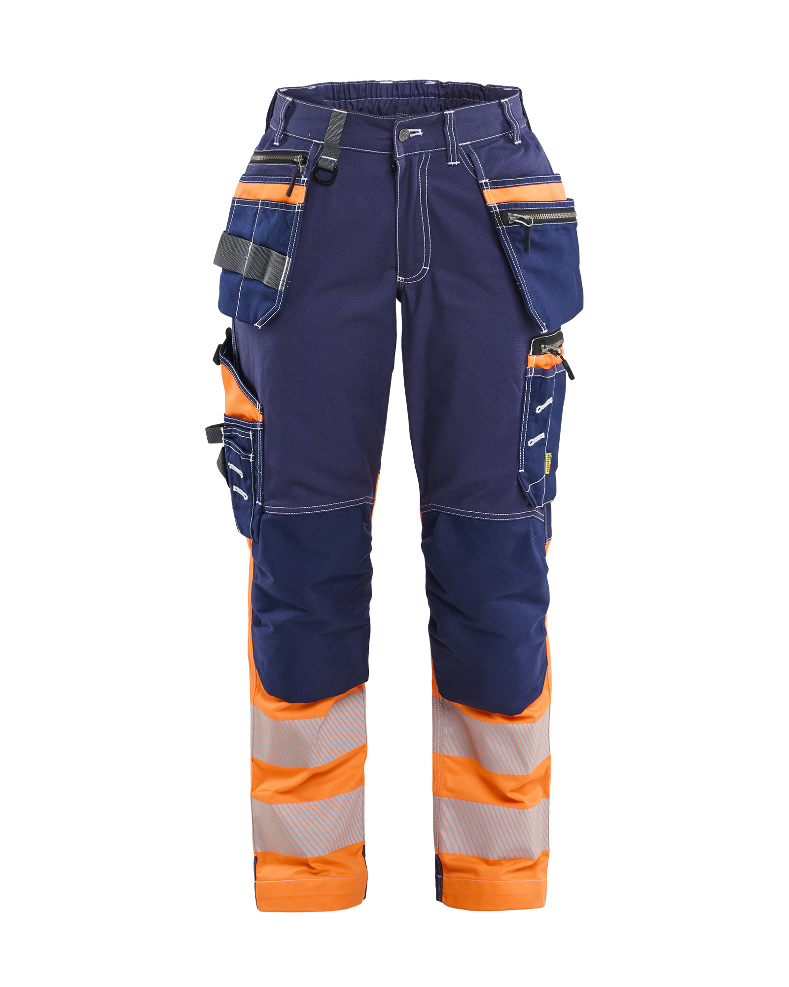 Blåkläder Dame High Vis Buks med Stretch - Marineblå/High Vis Orange [8853] / C32