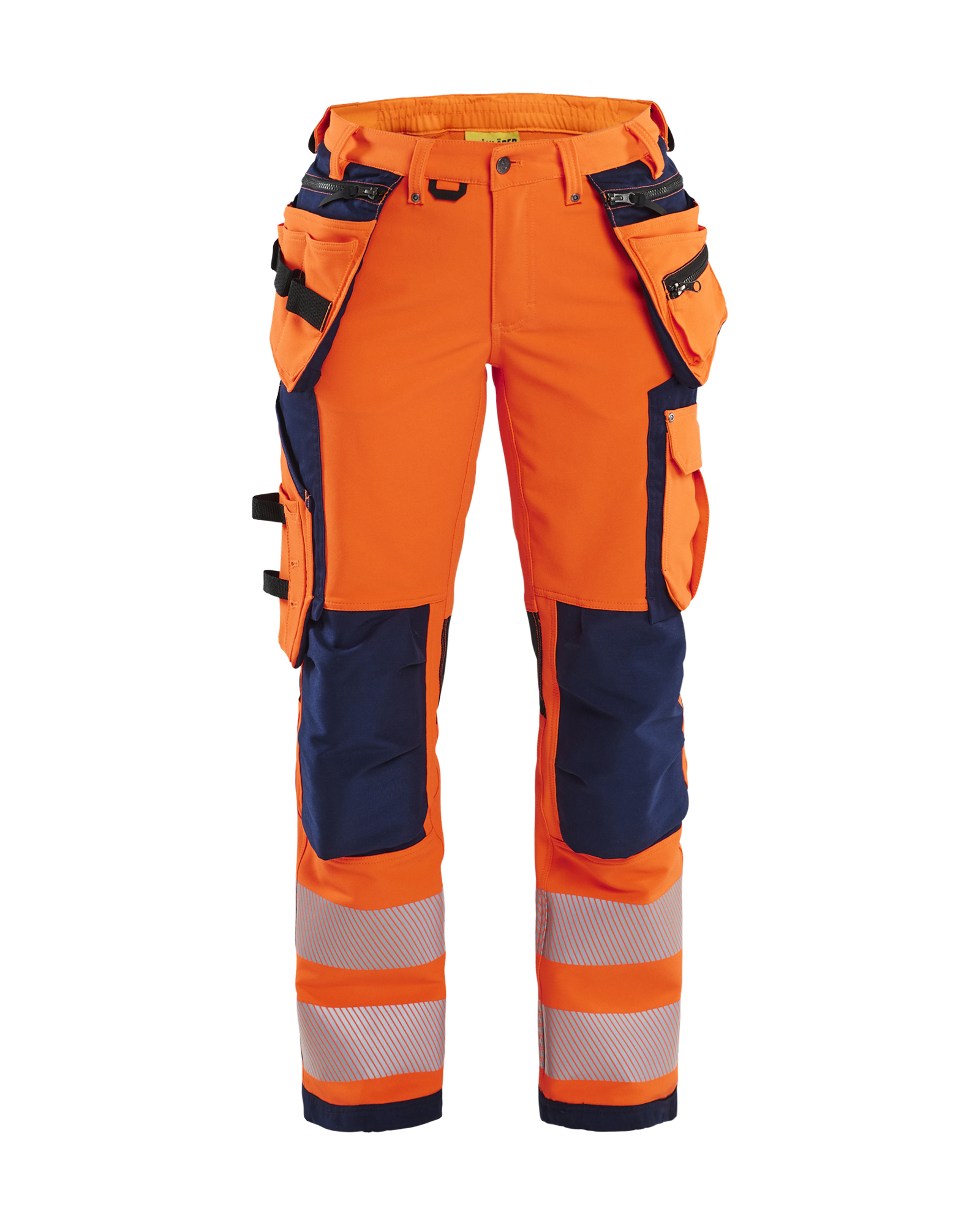 Blåkläder Dame High Vis Buks 4-vejs stretch - High Vis Orange/Marineblå [5389] / C34