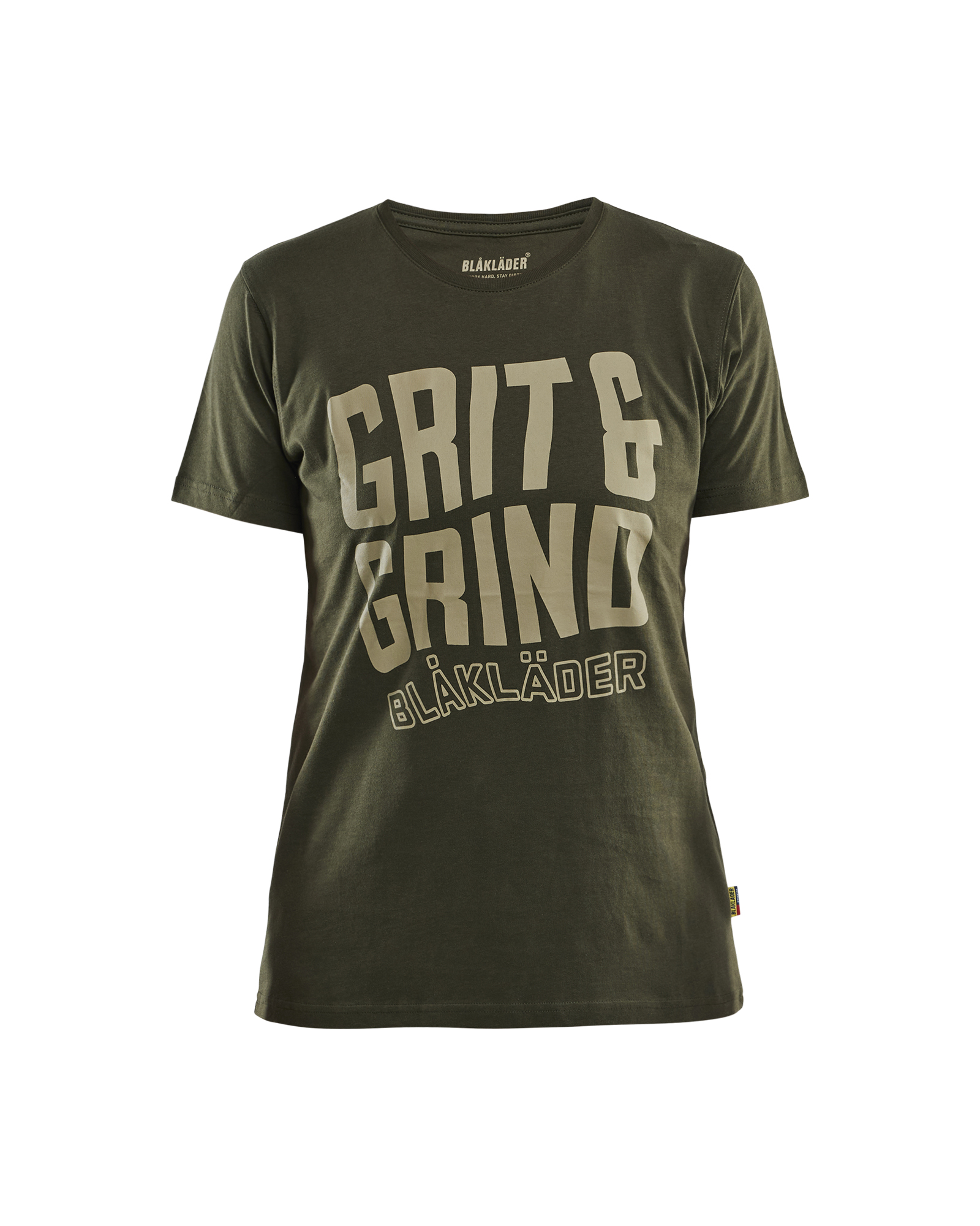Blåkläder Dame T-shirt Grit and Grind - Skovgrøn [4209] / XS