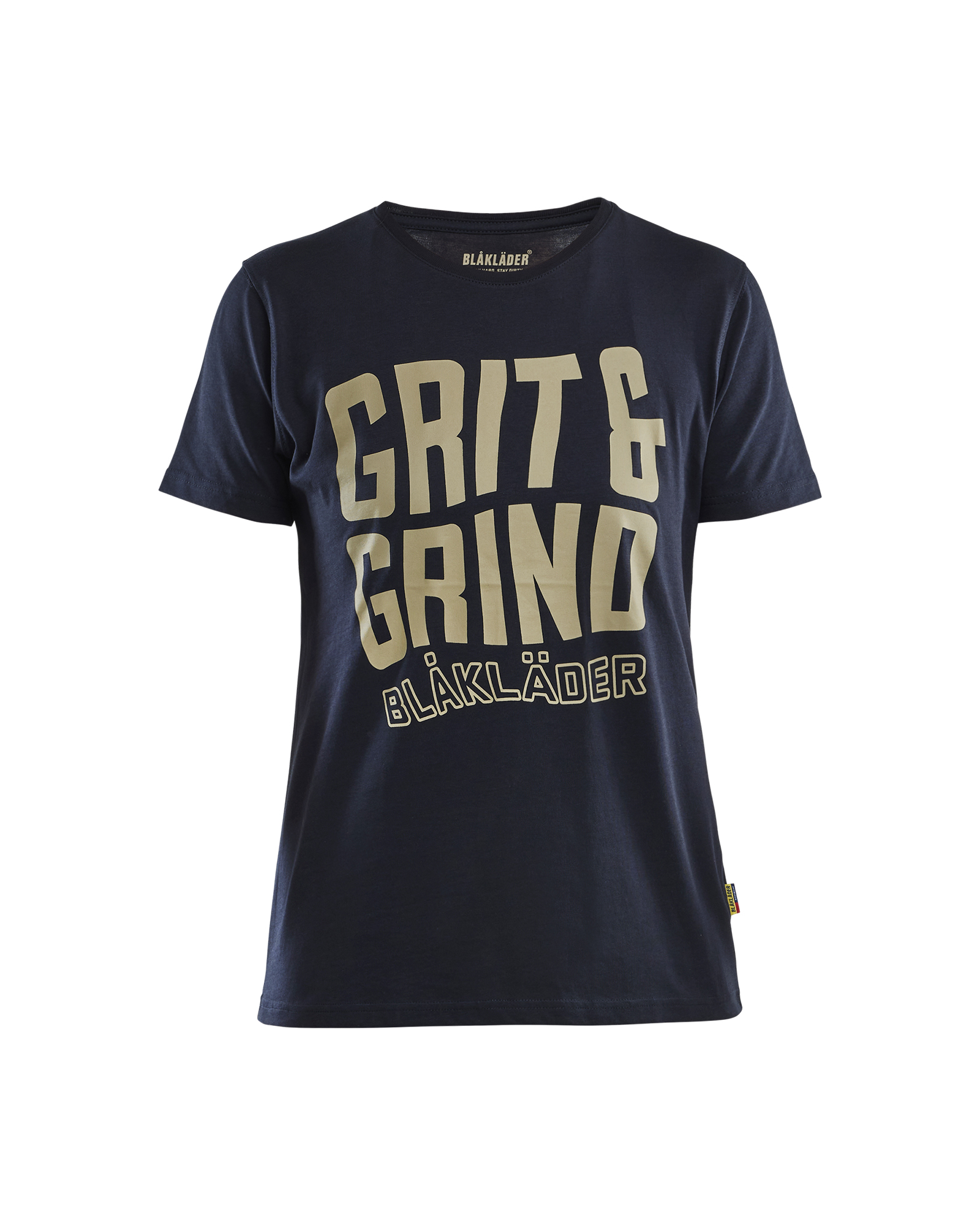 Blåkläder Dame T-shirt Grit and Grind - Mørk Marineblå [8600] / XS